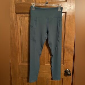 Zyia Pocket Leggings in Dusty Blue-Gray